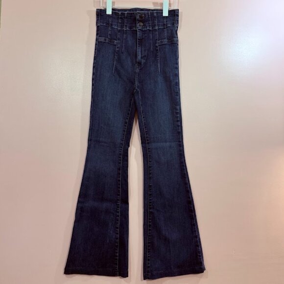 We The Free Jayde Flare Jeans in Night Sky Size 28 - Picture 2 of 9